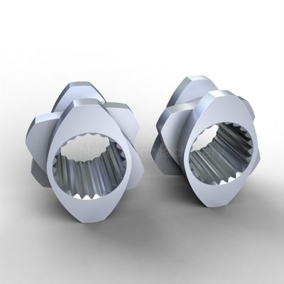 W6Mo5Cr4V2 Twin Screw Extruder ย้อนหลังปั๊มบล็อคเข็มสําหรับวิศวกรรมพลาสติก