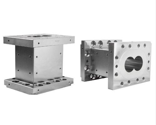 380 สกรู Feed Barrel Extruder สกรู ธาตุทนทานการสวมใส่สําหรับอุตสาหกรรมปิโตรเคมี