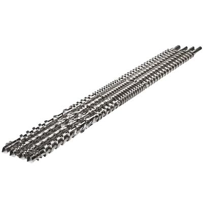 สกรูสองโลหะความเร็วสูงสําหรับ PVC Sheets Twin Extruder