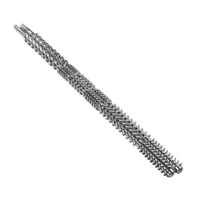 ANSI Standard Double Screw Twin Screw สําหรับเครื่องจักรการผลิตเครื่องติดต่อท่อ PVC
